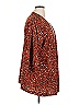 Evri 100% Polyester Animal Print Orange Kimono Size 0X - photo 4