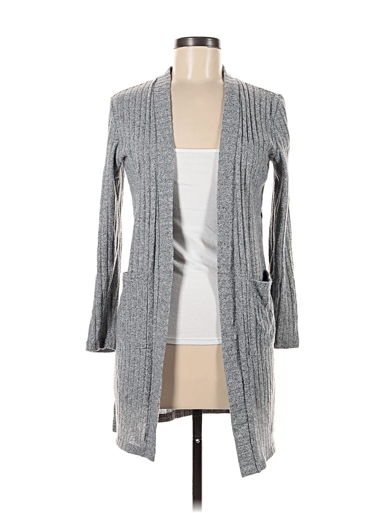 Pre-owned Derek Heart Cardigan Sweater In Gray