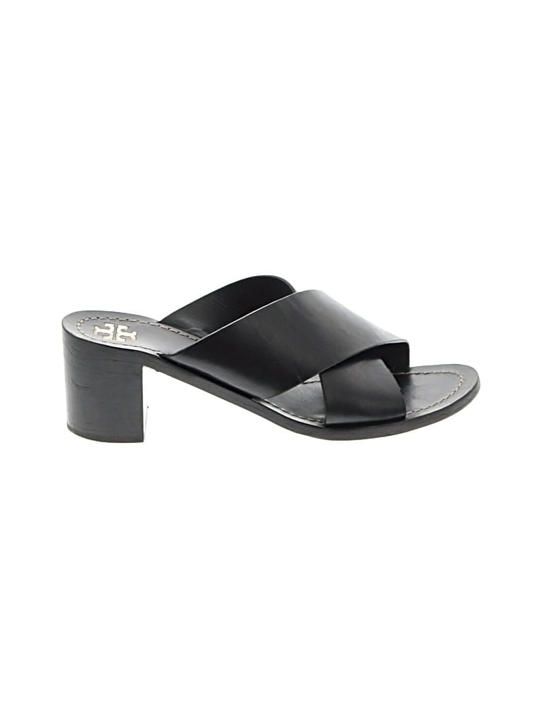 Pre-owned Tory Burch Sandals In Black