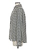 H&M 100% Polyester Polka Dots Silver Long Sleeve Blouse Size M - photo 5