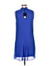 DKNY 100% Polyester Blue Casual Dress Size 6 (petite) - photo 2