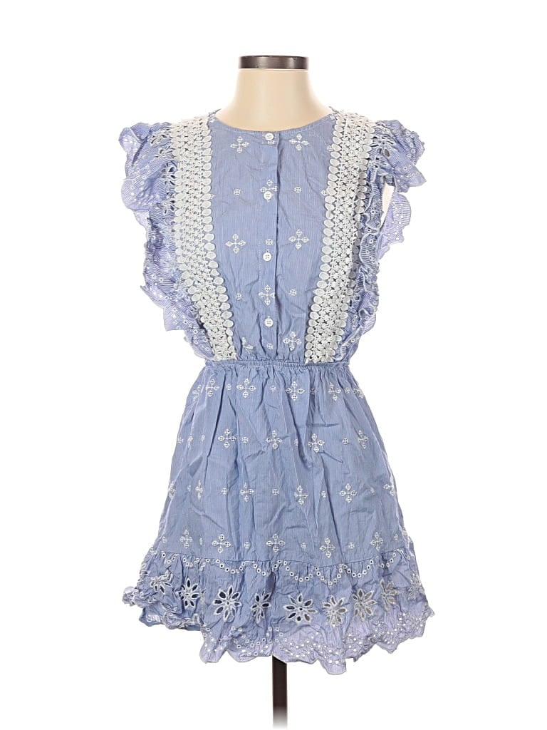 Pre-owned Bb Dakota By Steve Madden Casual Dress In Blue