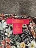 CATHERINE Catherine Malandrino 100% Polyester Floral Black Short Sleeve Blouse Size XL - photo 7