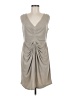 BCBGMAXAZRIA Gray Tan Cocktail Dress Size M - photo 1