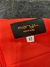 Mary L Couture Orange Cocktail Dress Size 12 - photo 3