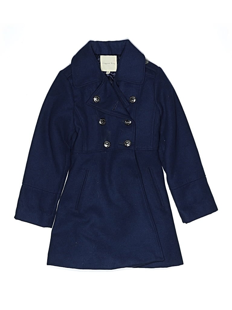 Pre-owned Copper Key Kids' Coat In Blue
