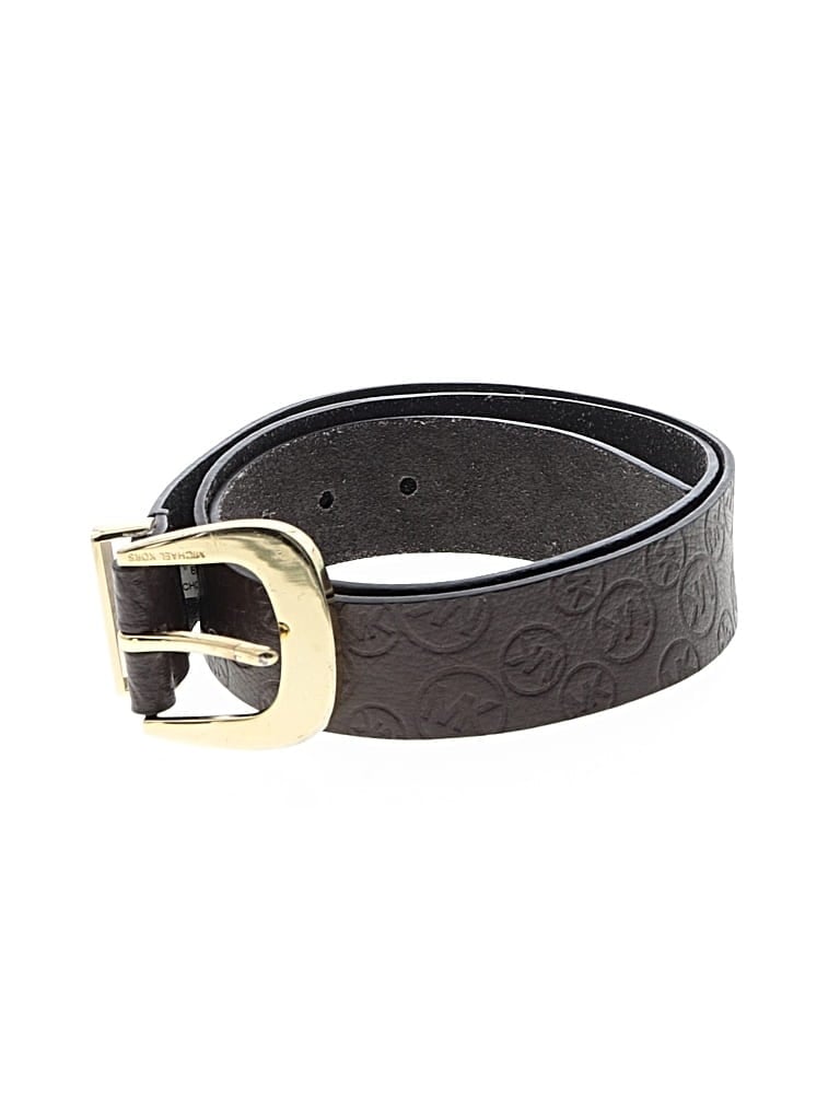 Pre-owned Michael Michael Kors Leather Belt In Brown