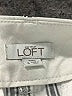 Ann Taylor LOFT 100% Lyocell Stripes Silver Casual Pants Size 4 - photo 7