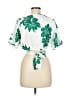 Unbranded Green Short Sleeve Blouse Size M - photo 2