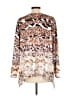 Unbranded Animal Print Brown Long Sleeve Blouse Size L - photo 2
