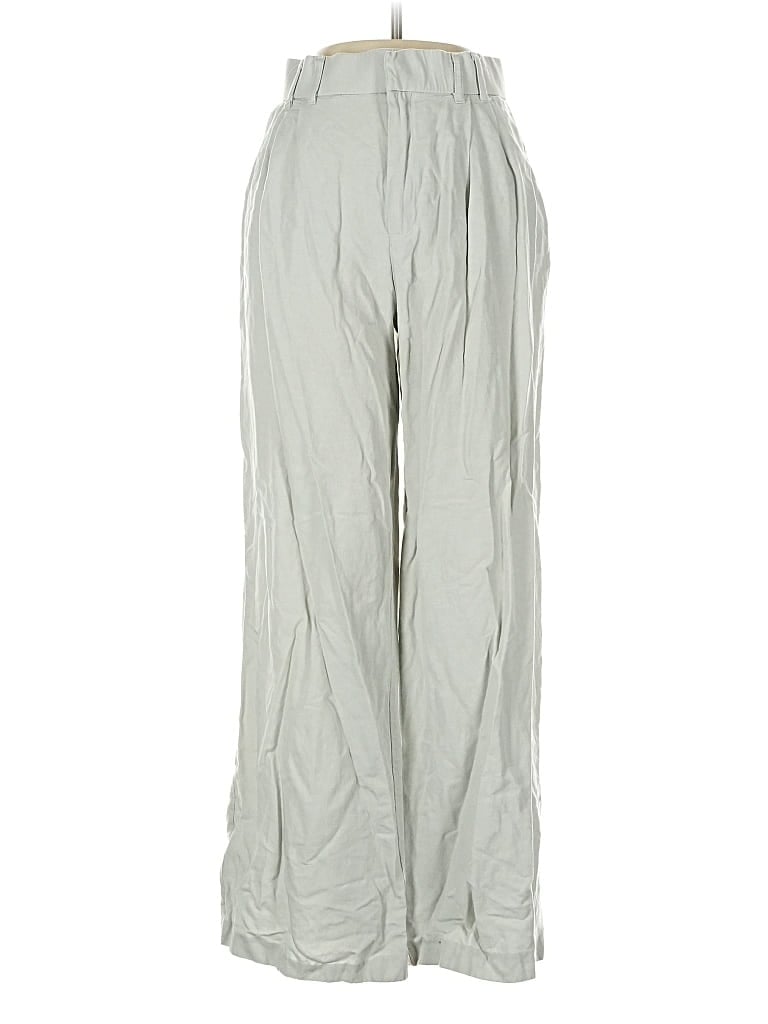 Pre-owned Zara Casual Pants In Gray