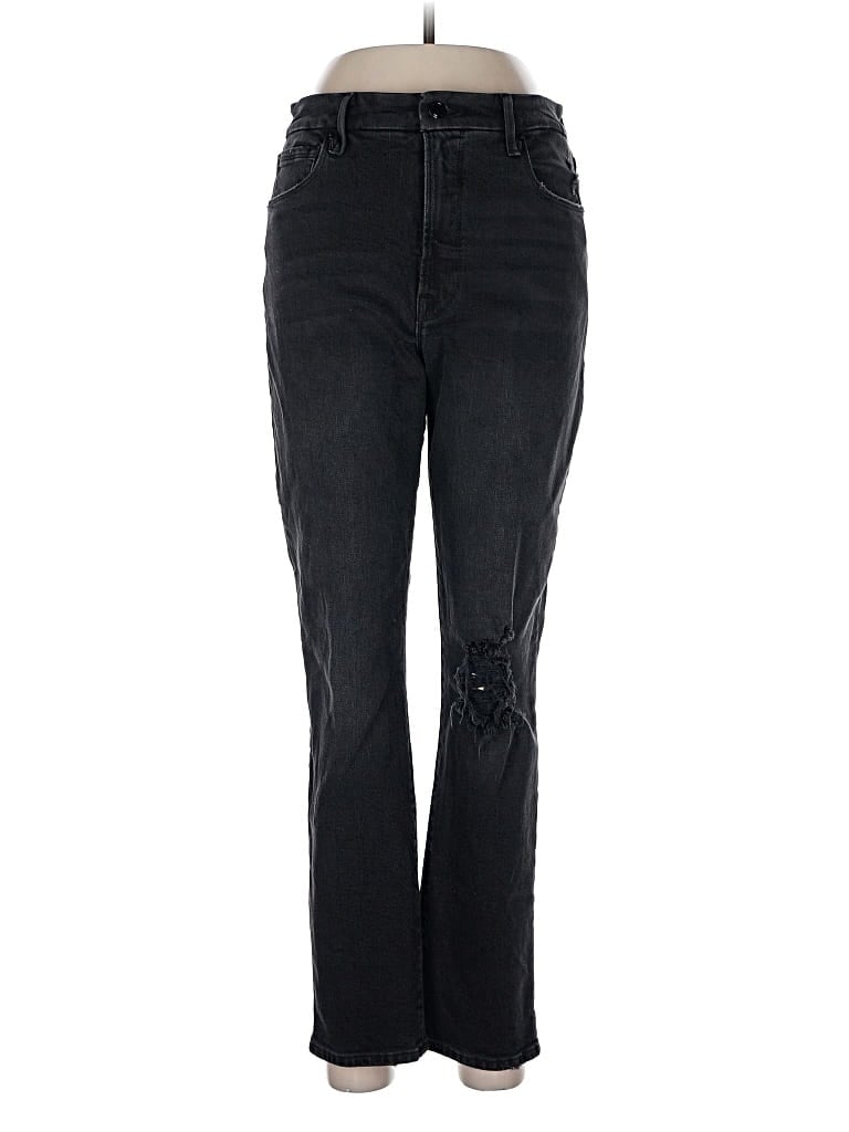 Pre-owned Good American Jeans In Black