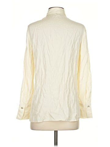 Vince. Long Sleeve Silk Top (view 2)