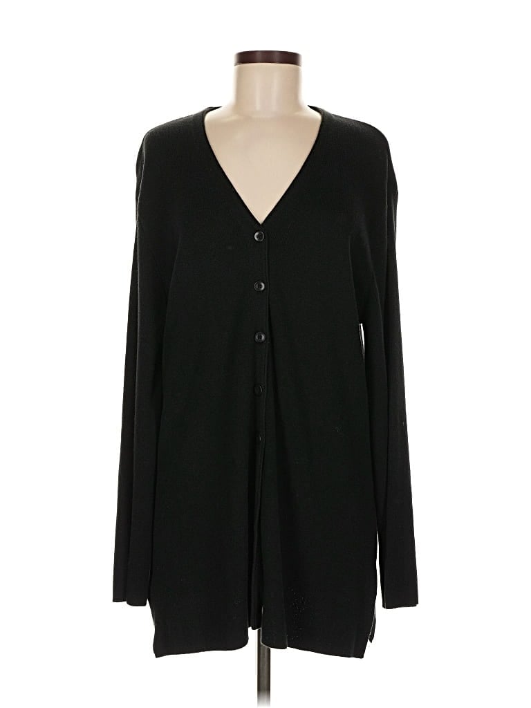 Pre-owned Classiques Entier Cardigan Sweater In Black