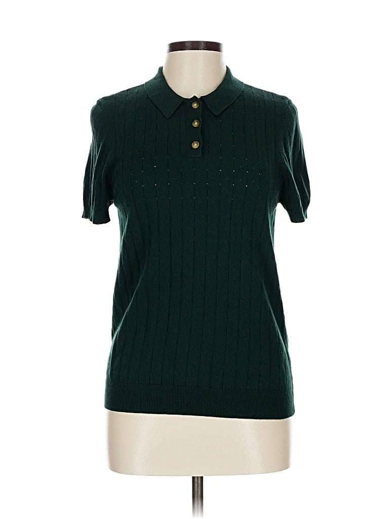 Pre-owned Modcloth Sweater Vest In Green