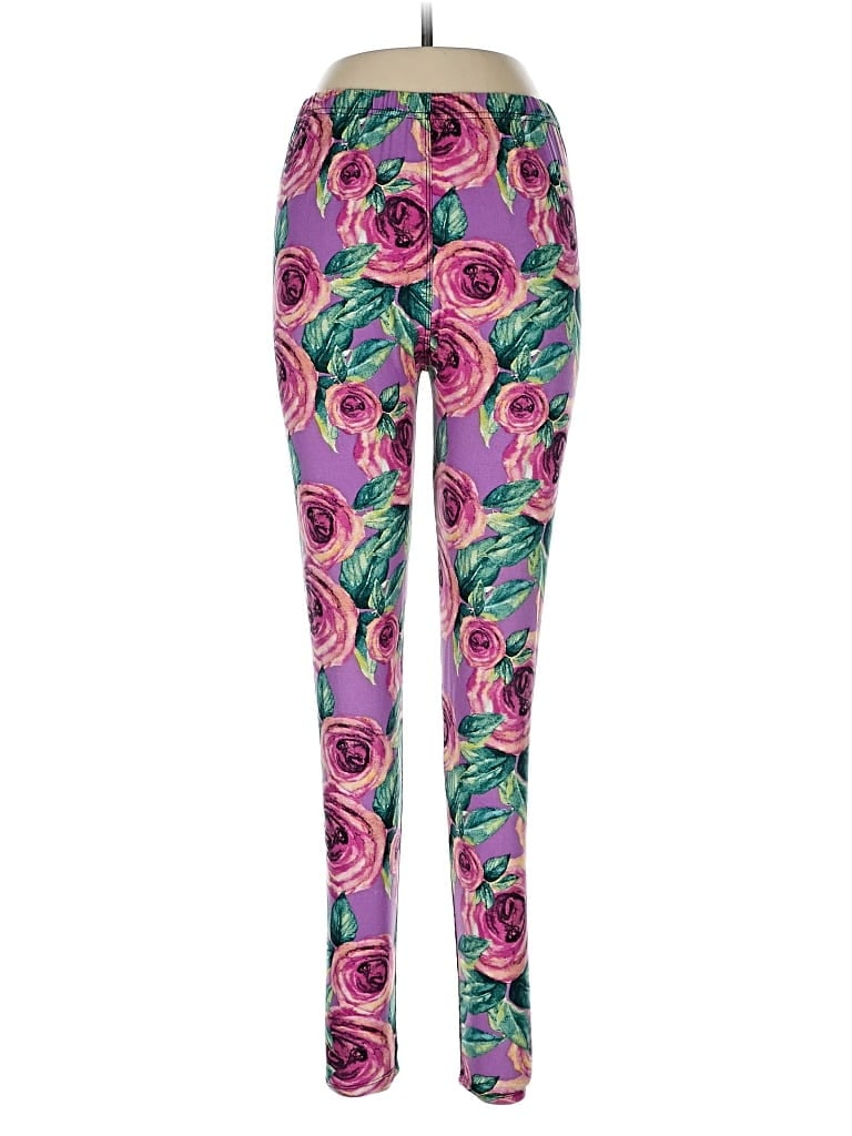 Pre-owned Agnes & Dora Leggings In Purple