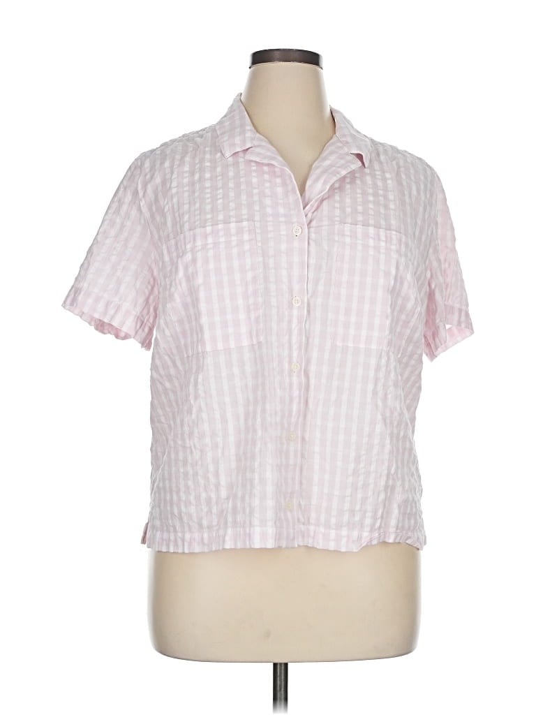 Pre-owned Levi's Short Sleeve Blouse In Pink