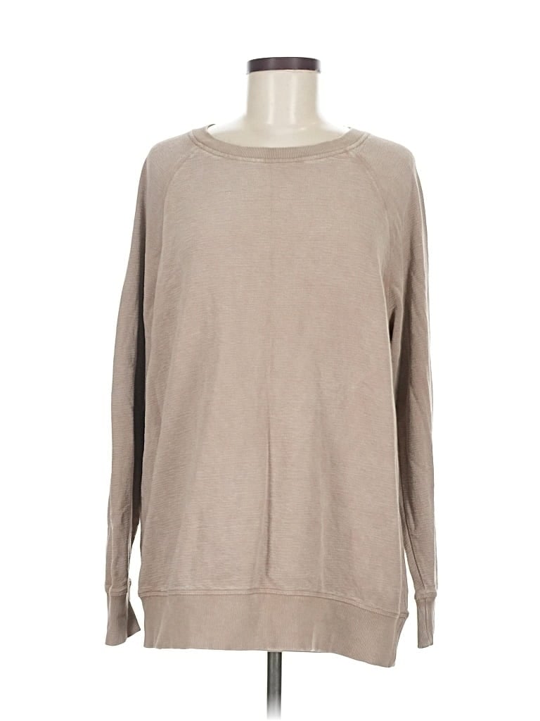 Pre-owned Mono B Pullover Sweater In Brown