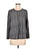 J.Jill Houndstooth Gray Black Blazer Size M (petite) - photo 1