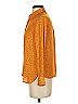 Banana Republic 100% Polyester Polka Dots Orange Long Sleeve Blouse Size XS - photo 5