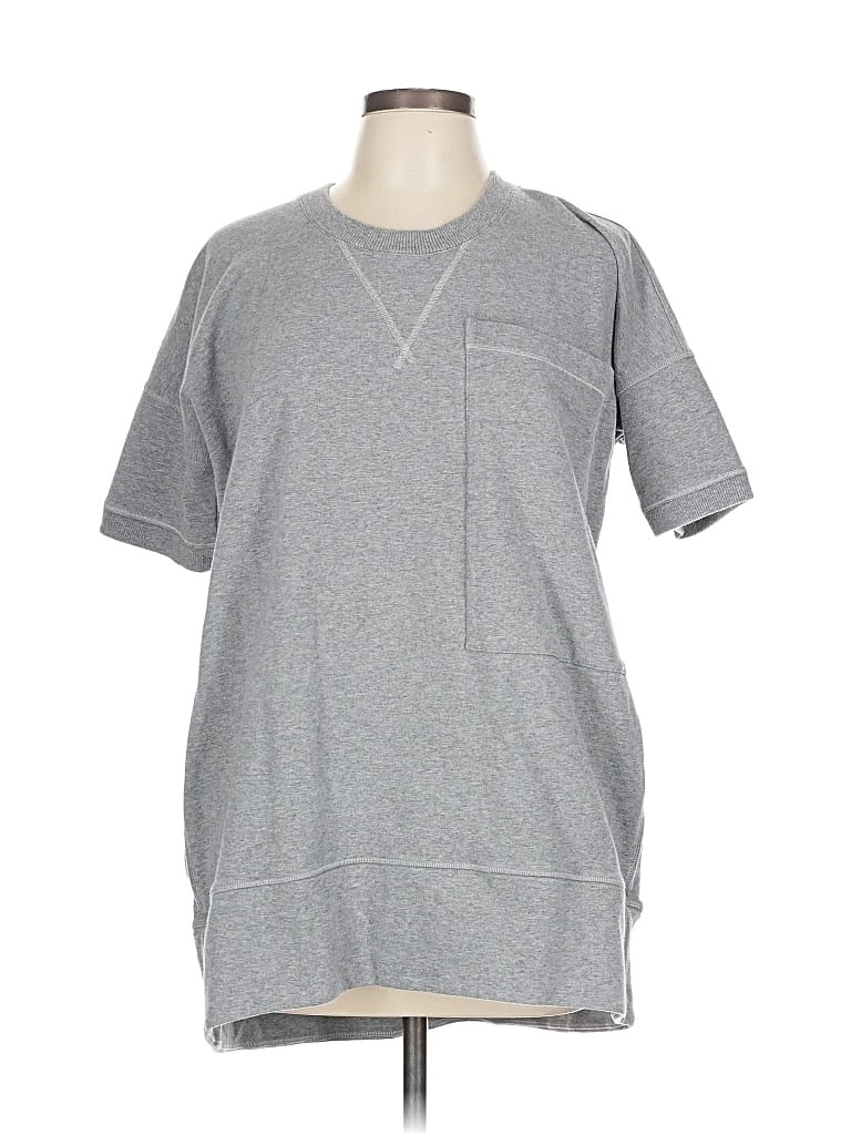 Pre-owned Lululemon Athletica Sweatshirt In Gray