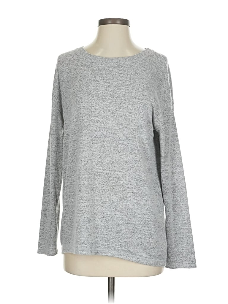 Pre-owned Tahari Pullover Sweater In Gray