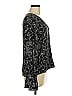Hinge 100% Viscose Black Long Sleeve Blouse Size M - photo 4
