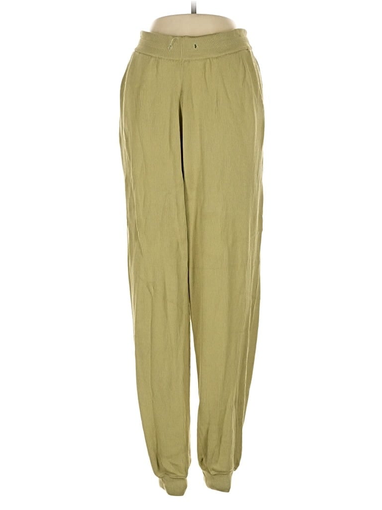 Oh Polly Casual Pants - High Rise: Green Bottoms - Size Small