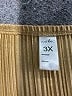 Just Be... 100% Polyester Gold Short Sleeve Blouse Size 3X - photo 7