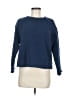 Assorted Brands 100% Cotton Solid Blue Pullover Sweater Size M (estimated) - photo 1