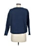 Assorted Brands 100% Cotton Solid Blue Pullover Sweater Size M (estimated) - photo 2