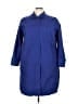 Lands' End 100% Polyester Blue Purple Raincoat Size 4X (estimated) - photo 1