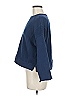 Assorted Brands 100% Cotton Solid Blue Pullover Sweater Size M (estimated) - photo 5