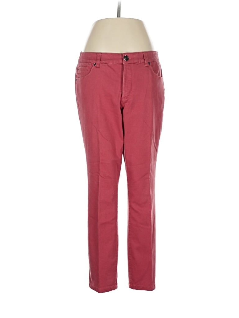 Pre-owned Christopher & Banks Jeggings In Red