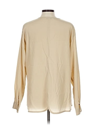 Giorgio Armani Long Sleeve Silk Top (view 2)