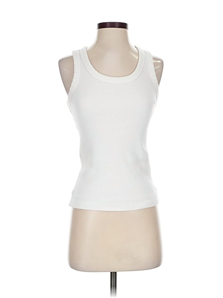 Pre-owned Universal Thread Tank Top White Halter Neckline Tops
