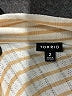 Torrid Stripes Ivory Short Sleeve Blouse Size 2X Plus (2) - photo 7