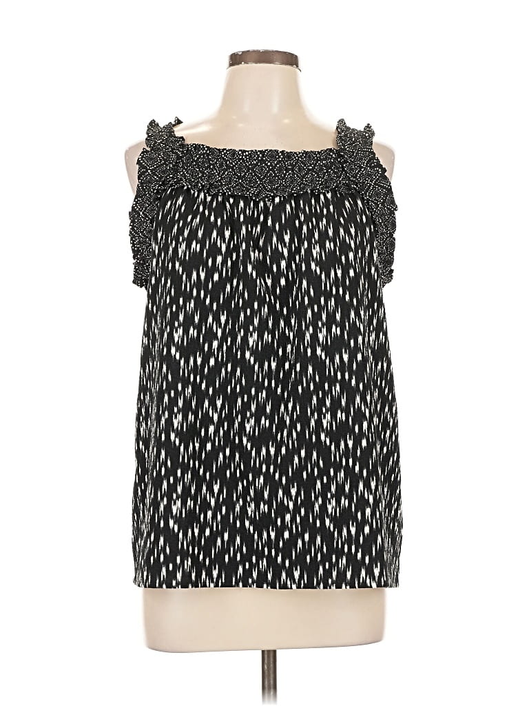 Pre-owned Mason & Belle Sleeveless Blouse In Black