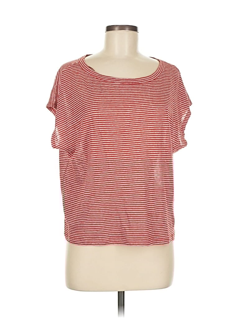 Pre-owned Tahari Short Sleeve T-shirt In Red