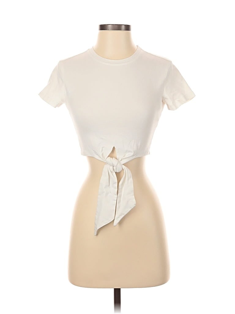 Pre-owned Superdown Short Sleeve T-shirt In White