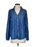 Soft Joie 100% Lyocell Blue Long Sleeve Button-Down Shirt Size XS - photo 1