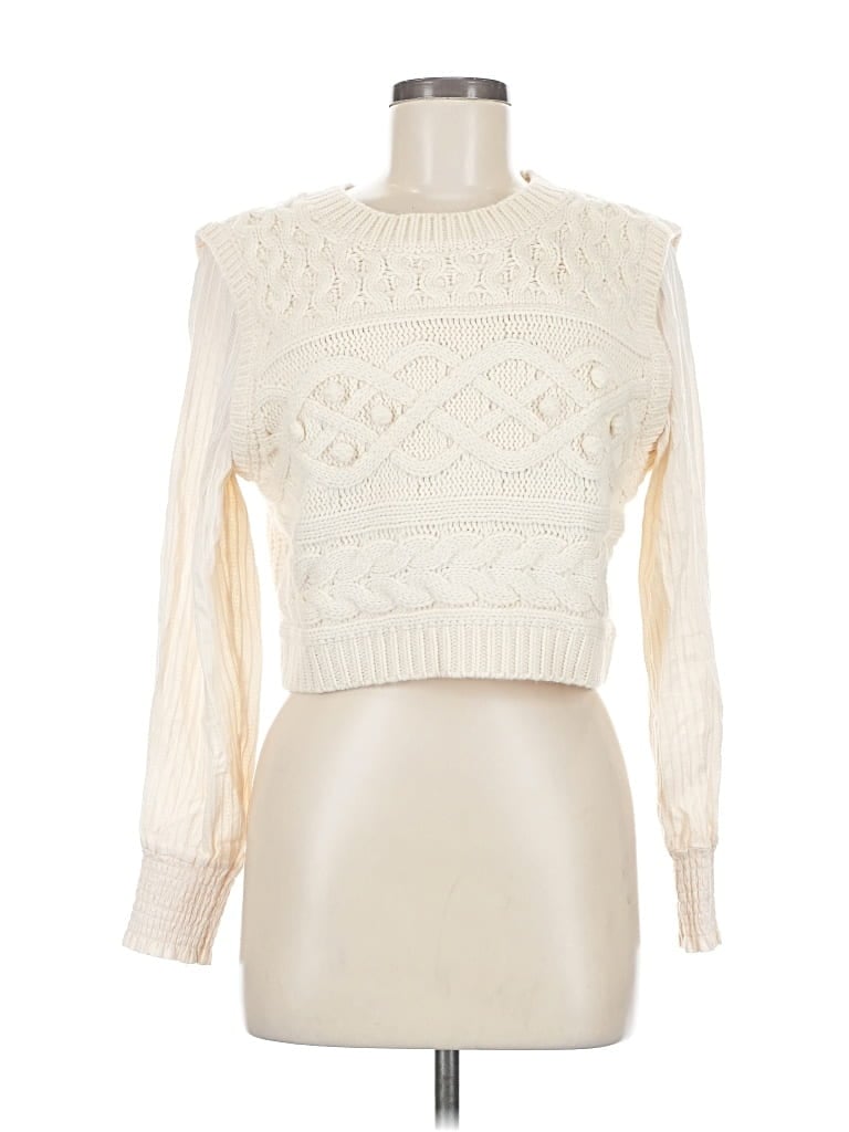 Pre-owned Avantlook Pullover Sweater In Ivory
