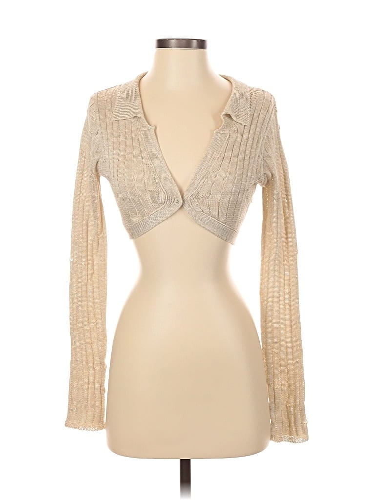 Pre-owned Edikted Cardigan Sweater In Brown