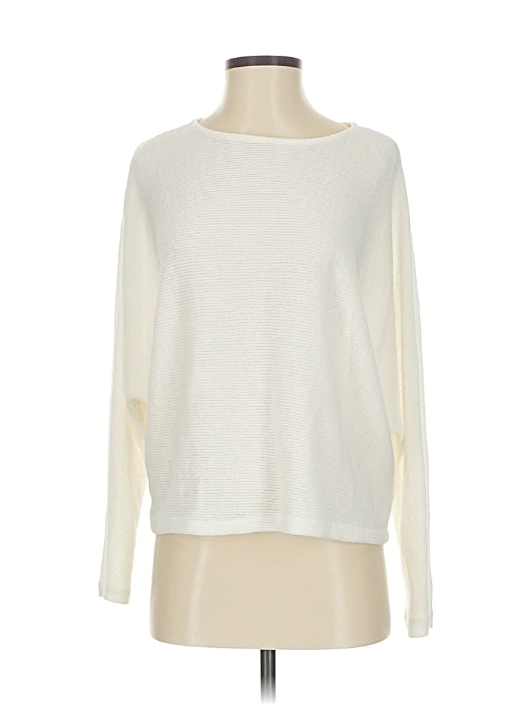 Pre-owned H&m Pullover Sweater In White