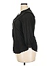 Dolan 100% Polyester Black Long Sleeve Blouse Size M - photo 5