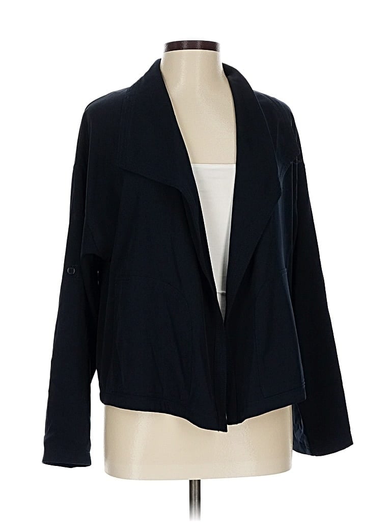 Pre-owned Max Studio Blazer Jacket In Blue