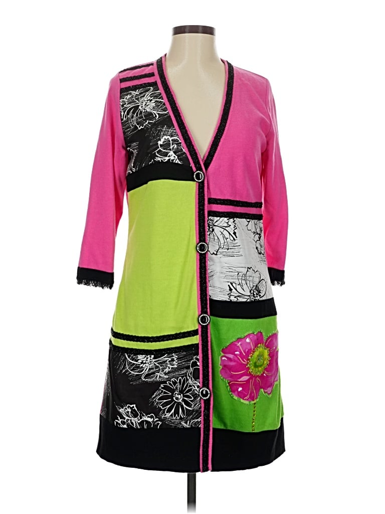 Pre-owned Berek Cardigan Sweater In Pink