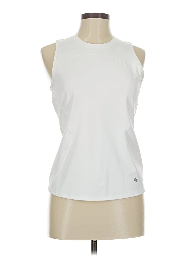 Pre-owned Lija Sleeveless T-shirt In White