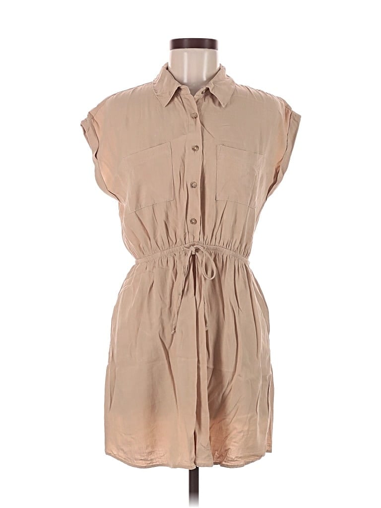 Pre-owned Pink Republic Casual Dress In Brown