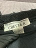 Chetta B 100% Polyester Tweed Black Dress Pants Size 6 - photo 7